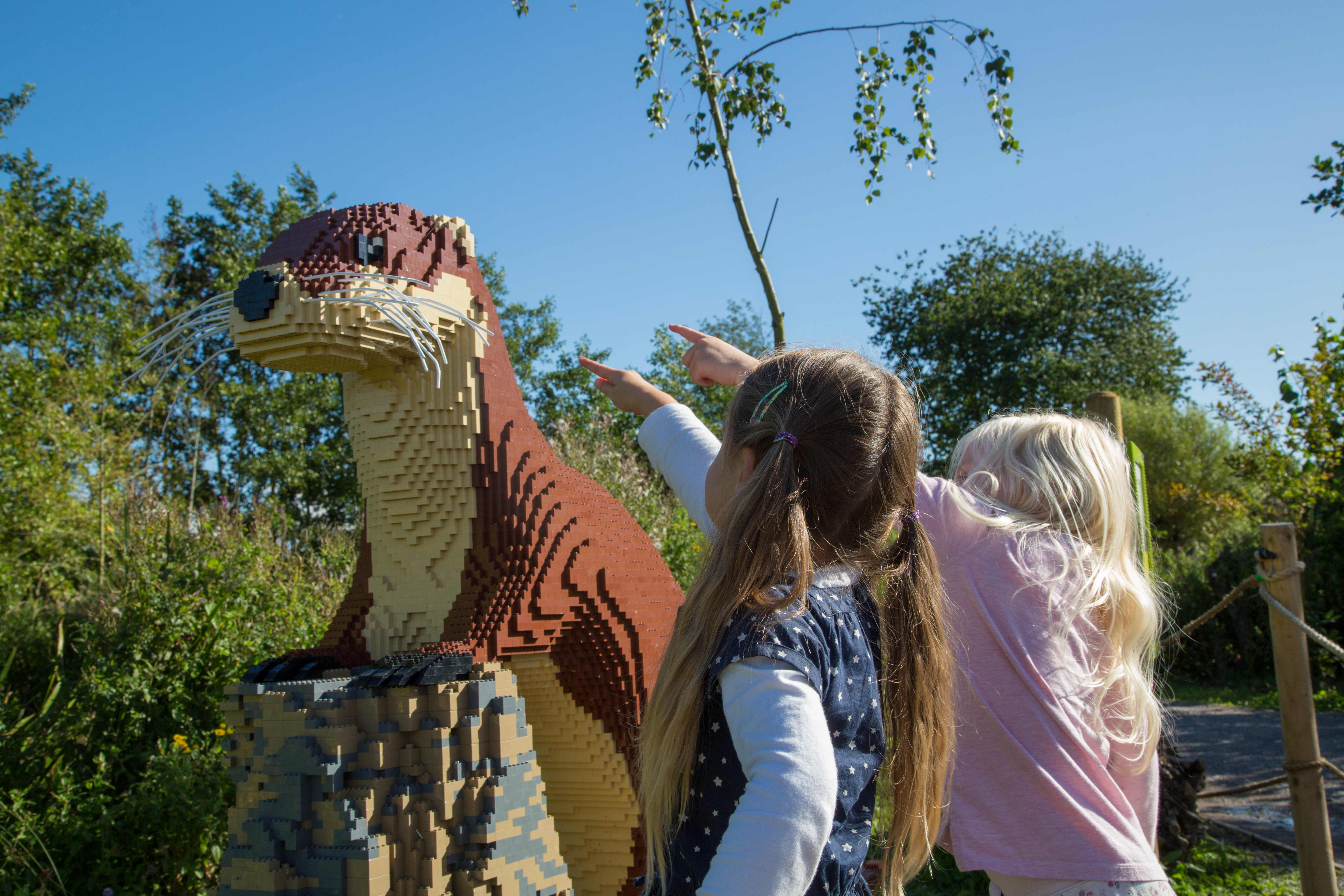 LEGO® brick animals return to WWT Martin Mere Wetland Centre