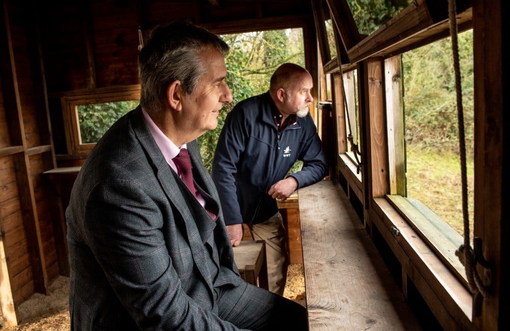 DAERA Minister Edwin Poots MLA visits Castle Espie