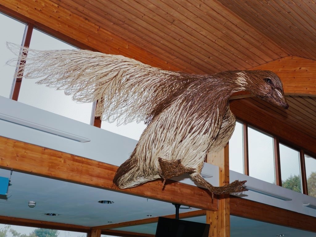 Unique Brent goose sculpture unveiled as a tribute to inspiring Castle Espie volunteer